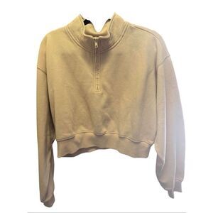 BP Pink Sepia zip fleece sweater